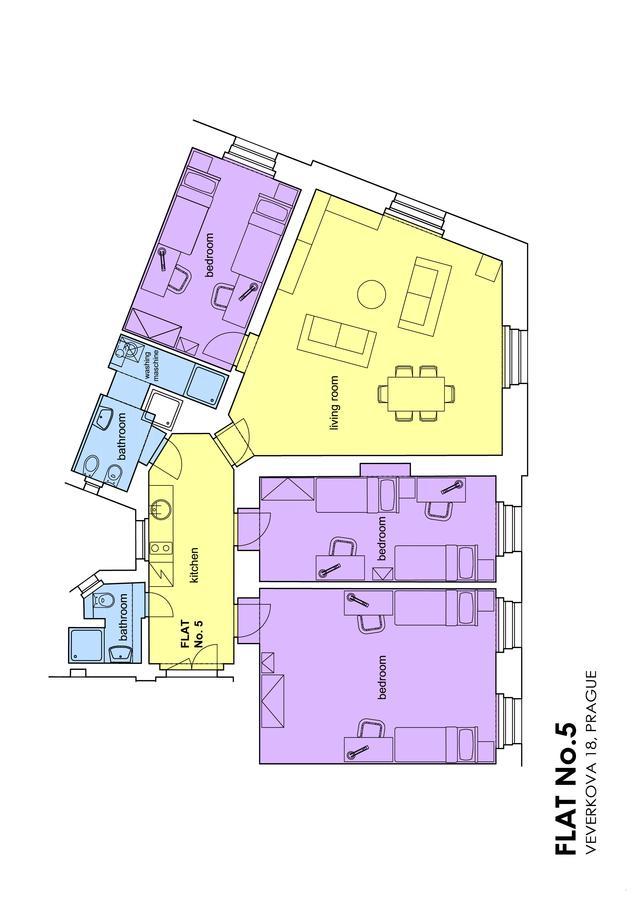 Letna Apartments 布拉格 外观 照片
